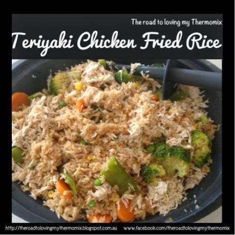 Teriyaki Chicken Fried Rice – The Road to Loving My Thermo Mixer
